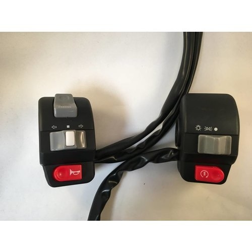 Aluminium Stuurschakelaar Set Links en Rechts 22mm.