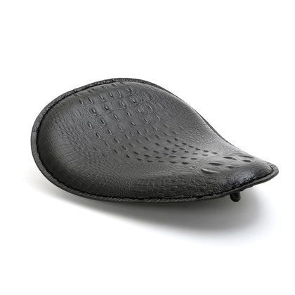 Desert Rider Solo Seat plat, klein, croco, zwart