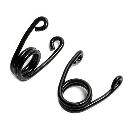 3" Hairpin Spring Solo Seat Zwart - links en rechts (2 st.) Hairpin spring