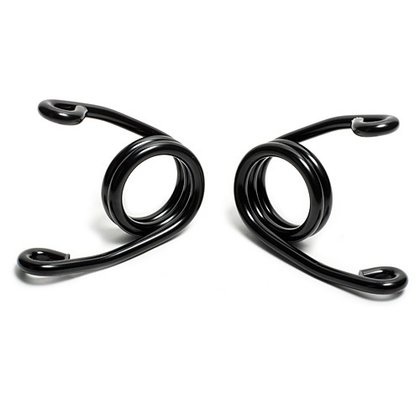 3" Hairpin Spring Solo Seat Zwart - links en rechts (2 st.) Hairpin spring