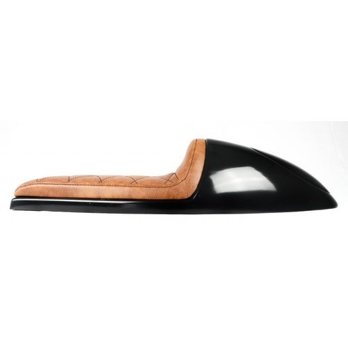 Cafe Racer Seat Chocolat Diamond Stitch Bruin Type 69 LONG