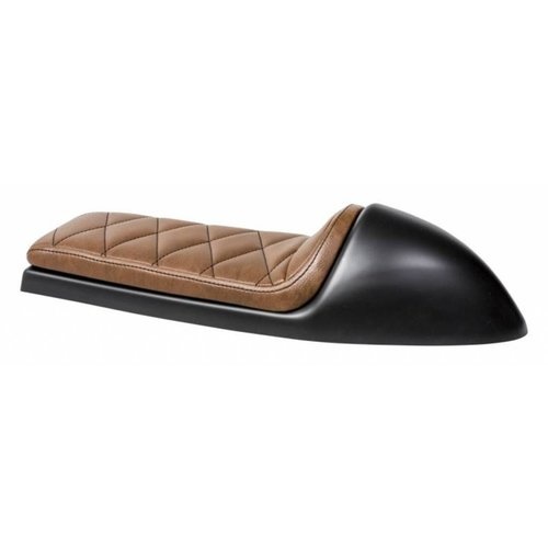Cafe Racer Seat Chocolat Diamond Stitch Bruin Type 40