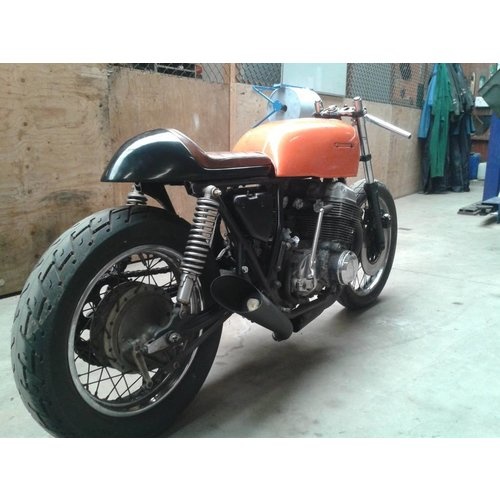 Cafe Racer Seat Chocolat Diamond Stitch Bruin Type 40