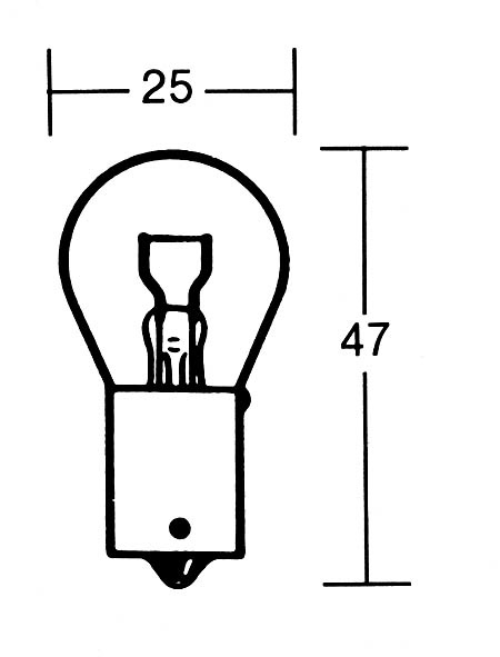 Gloeilamp P21W