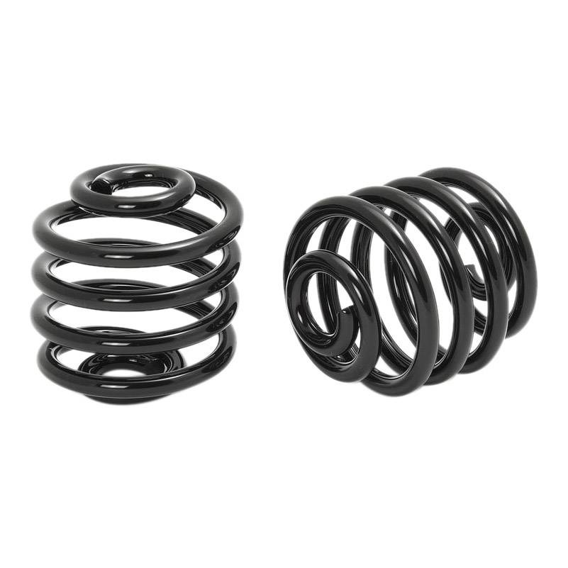 Motorfiets Spiraal Veren Zwart 2 inch