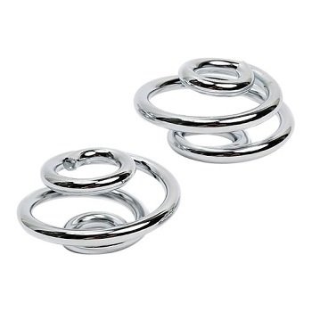 Motorfiets Spiraal Veren Chroom 1 inch
