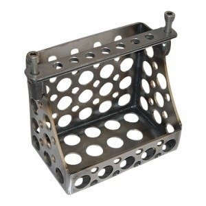 Accubak voor custom motor met Speedholes - Staal