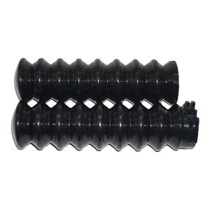 Handvatten 1" (25,4mm) voor Harley Davidson - Retro Design - Zwart