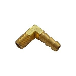 Slangpilaar 1/8 NPT 90° Messing °