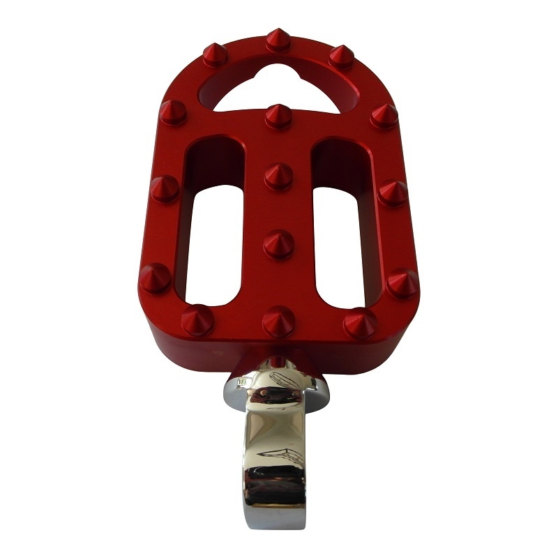 Footpegs / Voetsteunen voor Harley Davidson motorfiets - ROOD