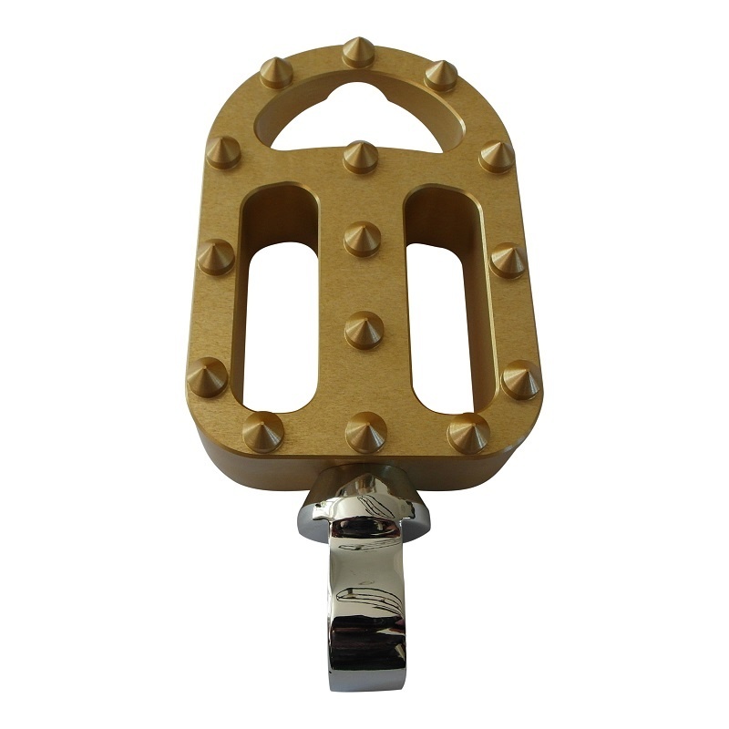Footpegs / Voetsteunen voor Harley Davidson motorfiets - GEEL