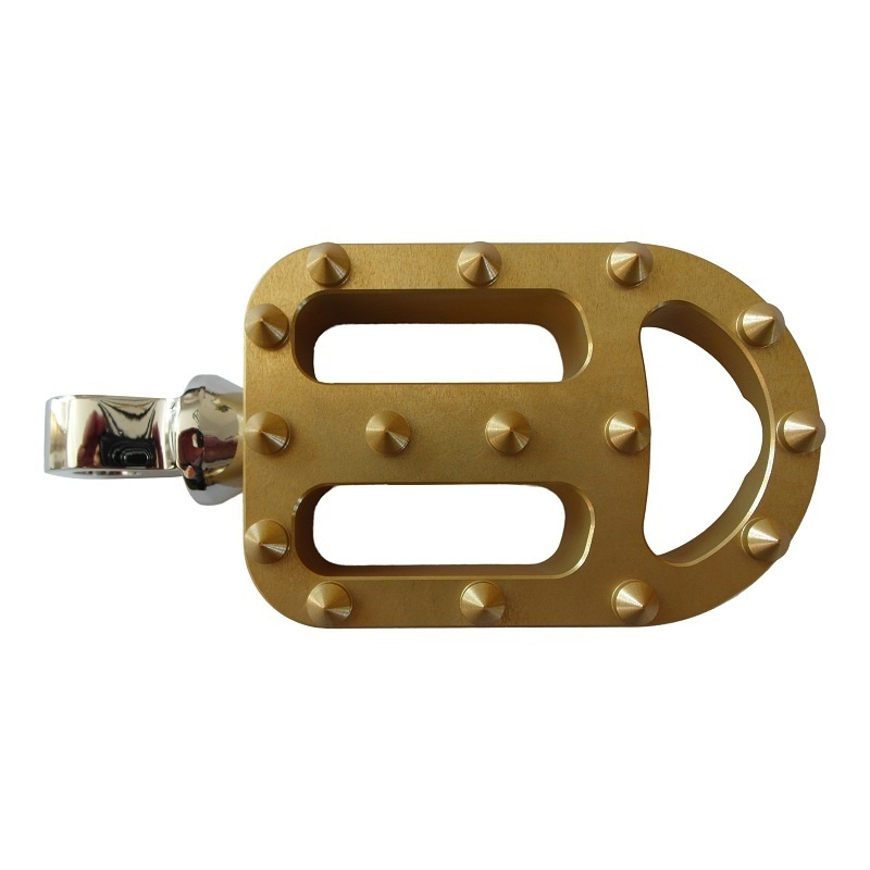 Footpegs / Voetsteunen voor Harley Davidson motorfiets - GEEL
