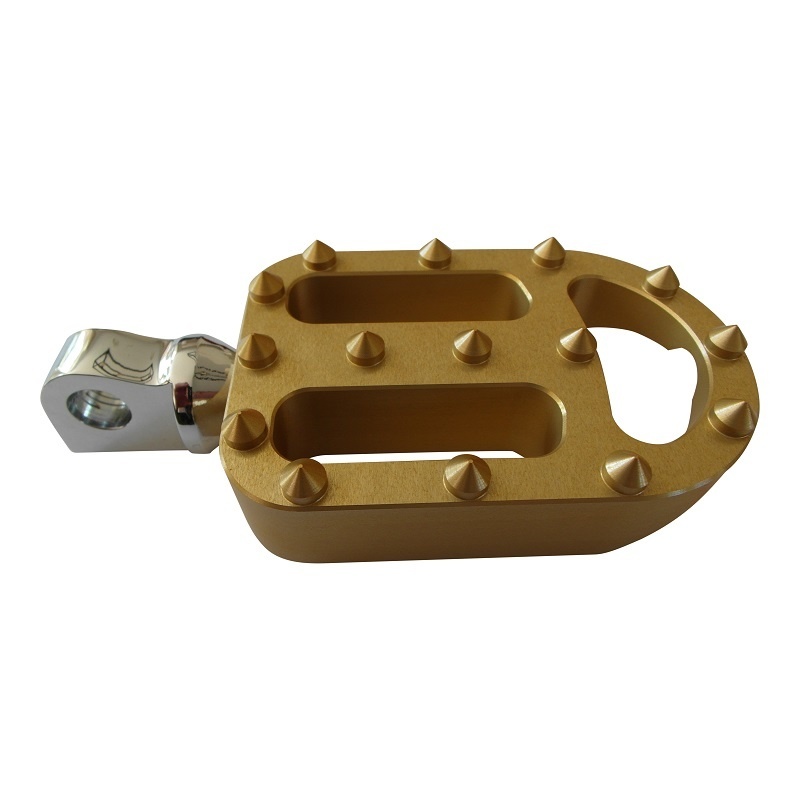 Footpegs / Voetsteunen voor Harley Davidson motorfiets - GEEL