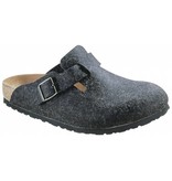 Birkenstock Birkenstock Boston wol felt anthracite  for wide feet