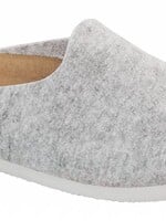 Birkenstock Amsterdam light grey for wide feet