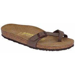 Birkenstock Piazza nubuck mokka voor normale voet