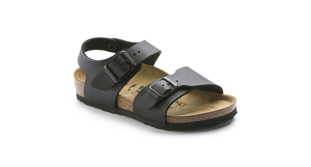 Birkenstock New york kids zwart voor normale voet