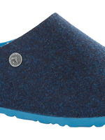 Birkenstock Kaprun dubbelvilt wol blauw voor normale voet