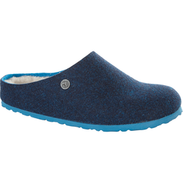 Birkenstock Kaprun dubbelvilt wol blauw voor normale voet