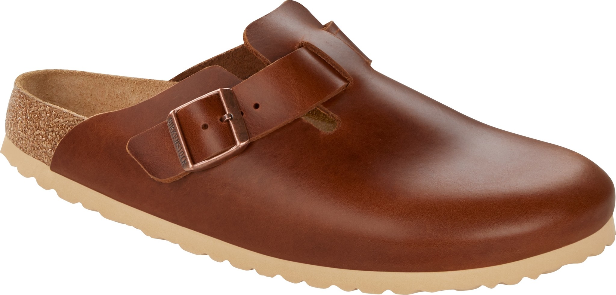 birkenstock boston cognac