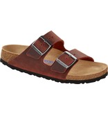 Birkenstock Arizona earth red olied leather soft footbed for normal feet