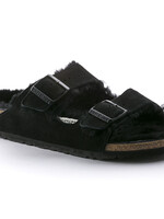 Birkenstock Arizona black wool lined for normal feet