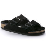 Birkenstock  Birkenstock Arizona zwart wol gevoerd voor normale voet