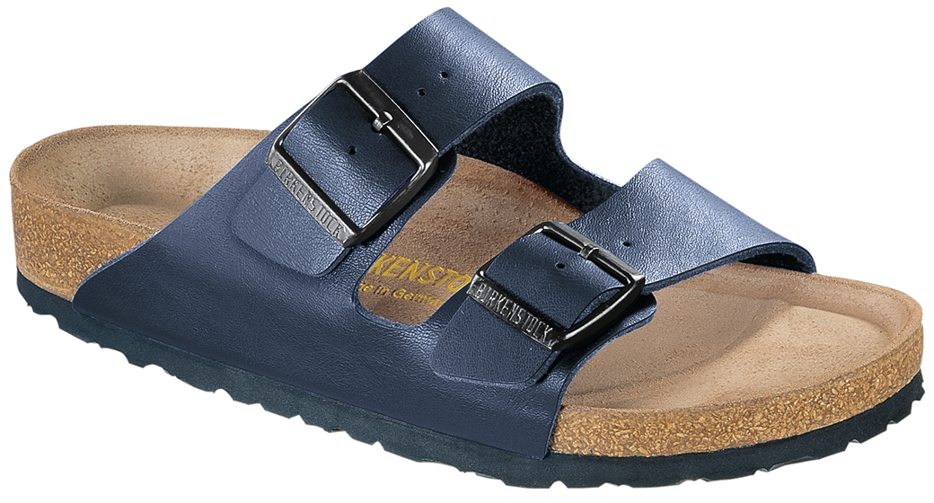 Birkenstock Arizona blue with soft insole for normal feet