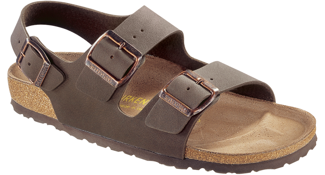 Birkenstock Milano nubuck mocca for normal feet