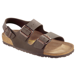 Birkenstock Milano nubuck mocca for normal feet