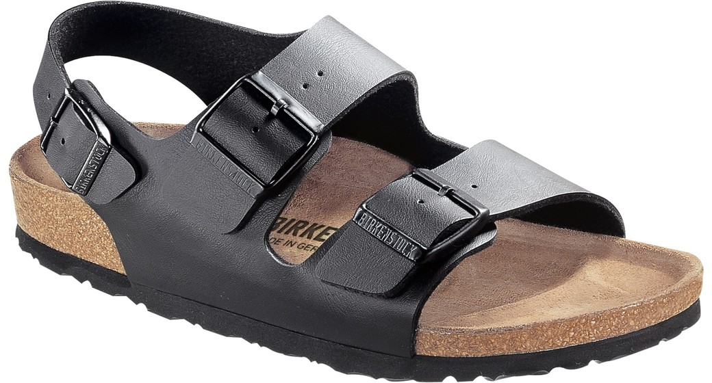 Birkenstock Milano zwart voor normale voet