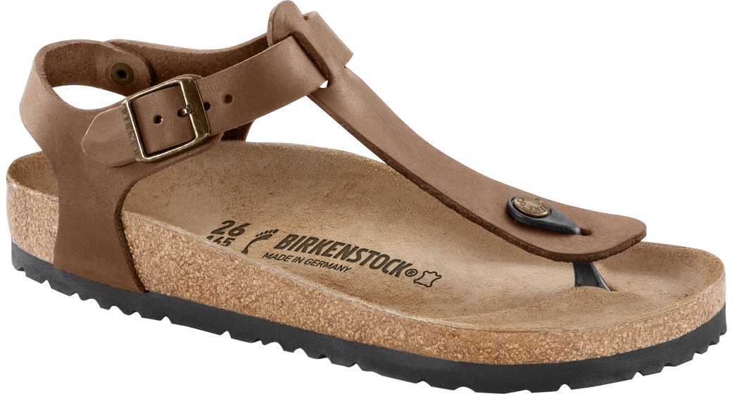 Birkenstock Kairo leer tabacco voor normale voet