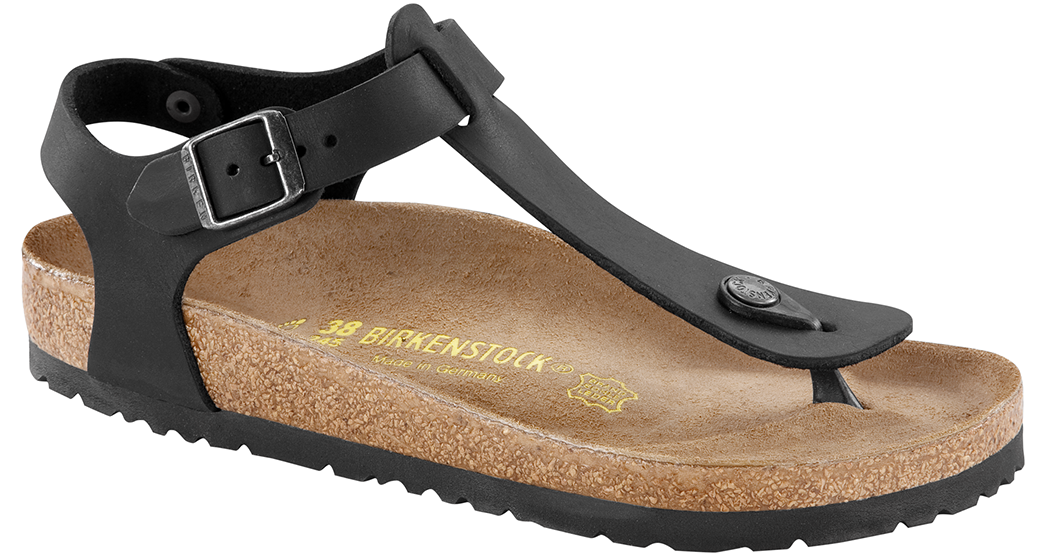 Birkenstock Kairo zwart geolied leer voor smalle voet