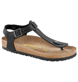 Birkenstock Birkenstock Kairo zwart geolied leer voor normale voet