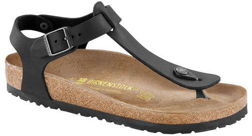 Birkenstock Birkenstock Kairo zwart geolied leer voor normale voet