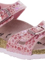 Birkenstock Rio kids metallic stones pink for normal feet