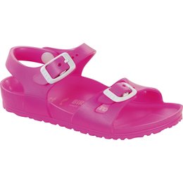 Birkenstock Rio kids eva neon roze voor normale voet