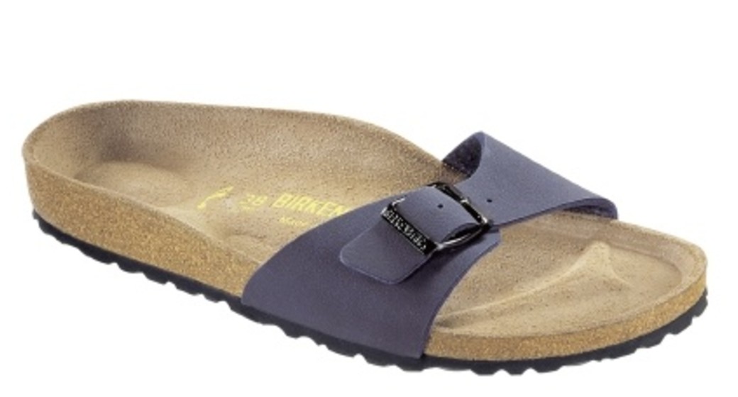 Birkenstock Madrid nubuck navy voor normale voet