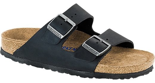 Birkenstock Birkenstock Arizona black olied leather soft footbed for normal feet