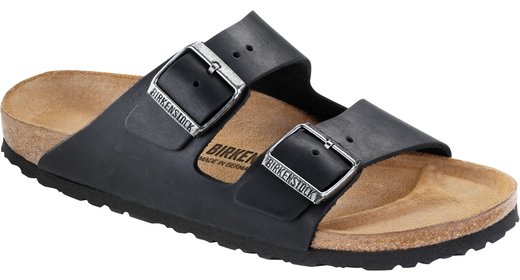 Birkenstock Birkenstock Arizona black olied leather for normal feet