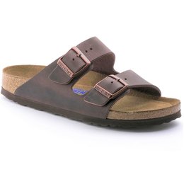 Birkenstock Arizona Habana geolied leer zacht voetbed voor nomale voet