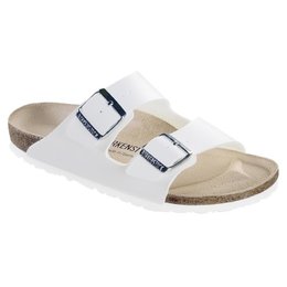 Birkenstock Arizona wit birkoflor  voor brede voet