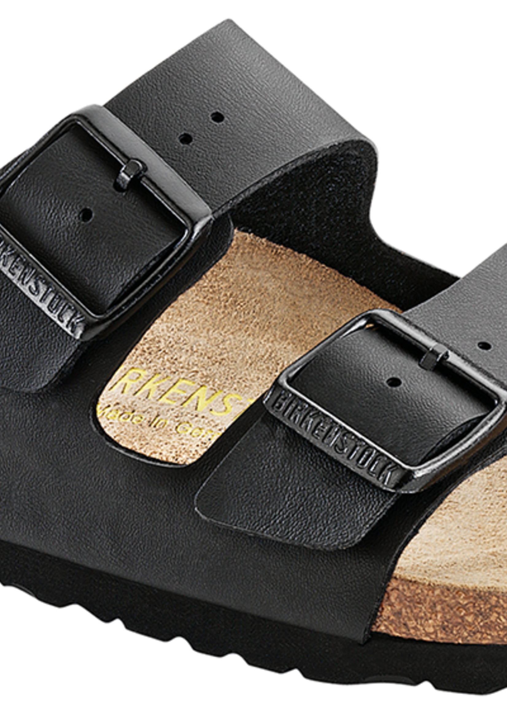 Birkenstock Birkenstock Arizona zwart leer voor brede voet