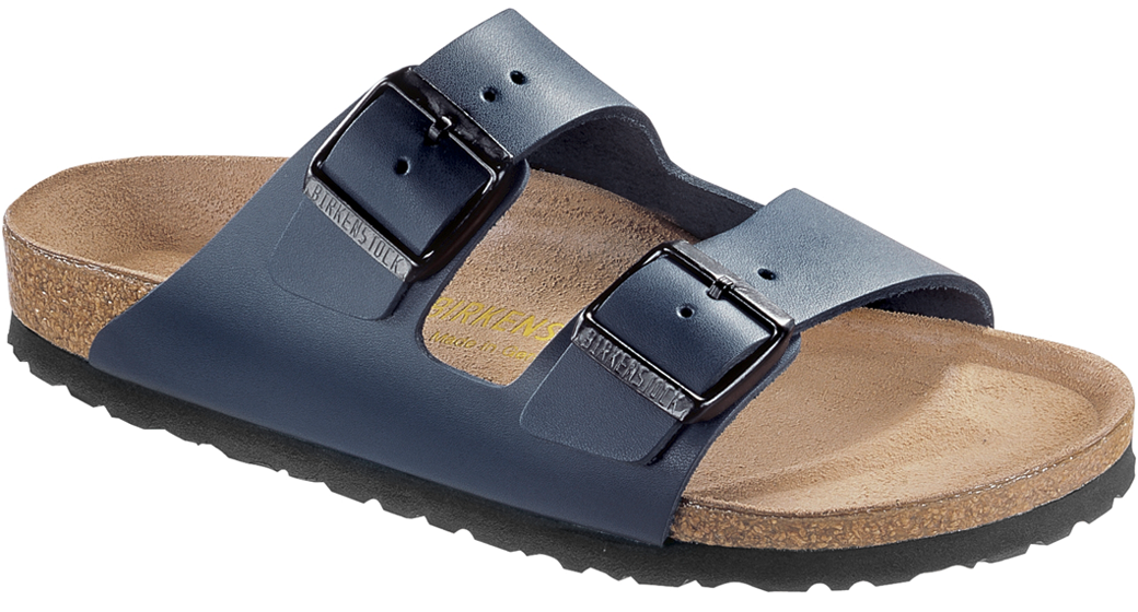 Birkenstock Arizona Blue leather for normal feet