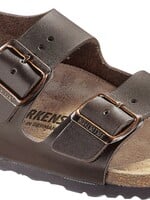 Birkenstock Milano dark brown leather for normal feet