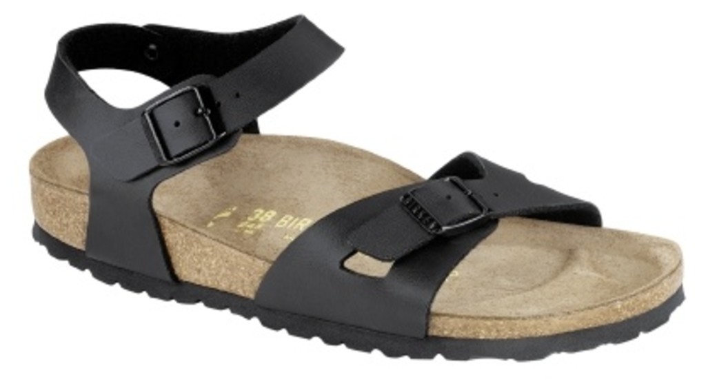 Birkenstock Rio black for normal feet