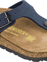 Birkenstock Gizeh kids nubuck navy for wide feet