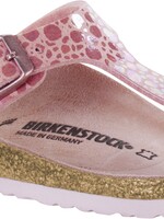 Birkenstock Gizeh kids metallic stones pink for normal feet