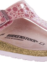 Birkenstock Gizeh kids metallic stones pink voor normale voet