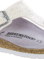 Birkenstock Gizeh kids metallic stones wit voor normale voet